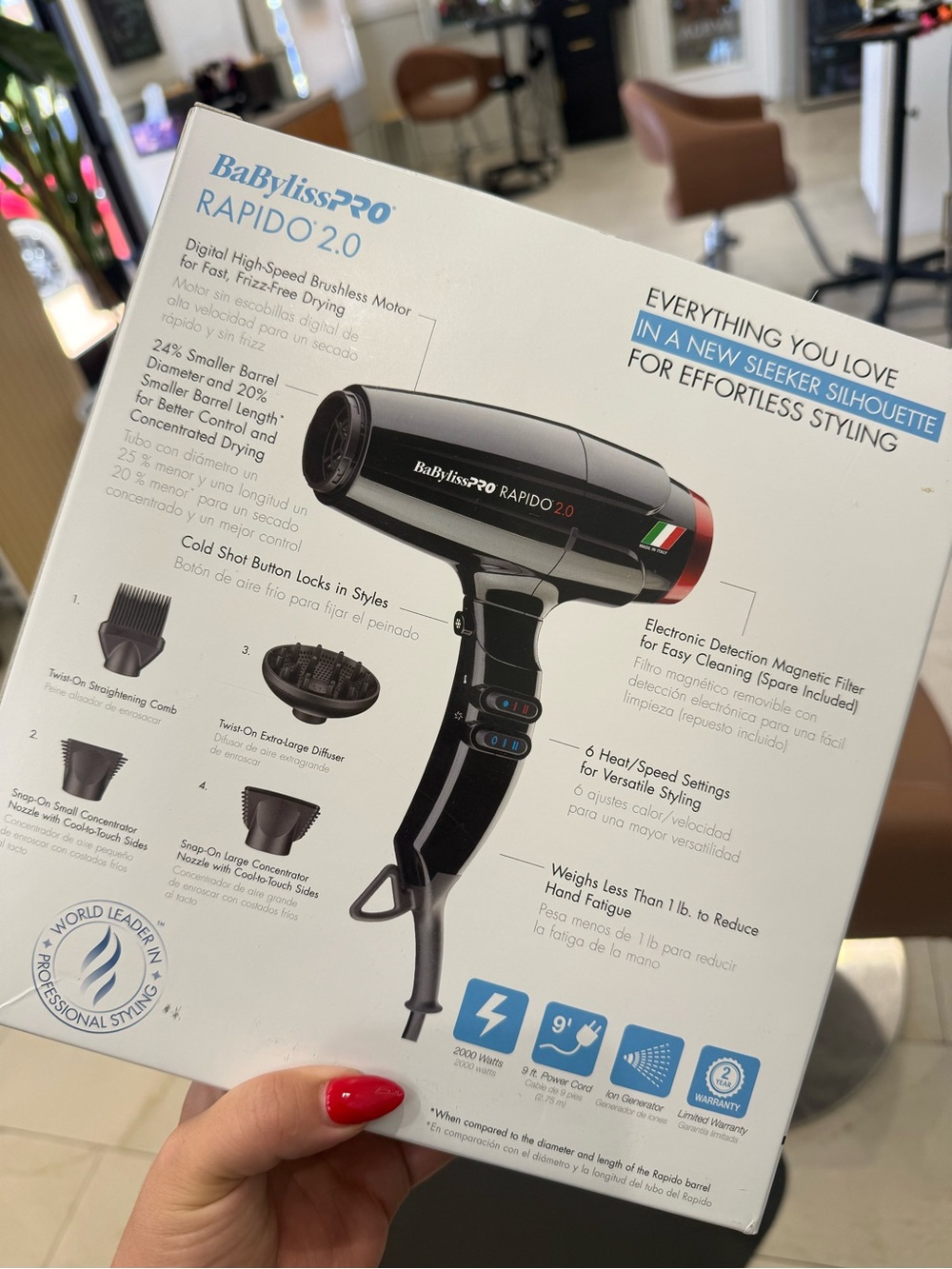 Babyliss blow dryer